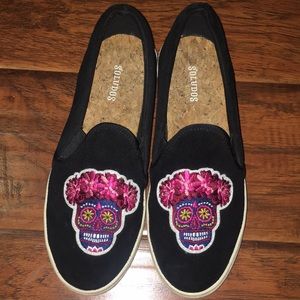 Soludos Slip on shoes day of the dead